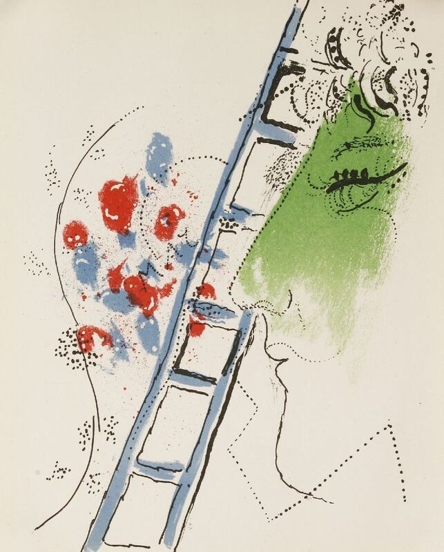 Marc Chagall, ‘The Ladder’, 1957, Print, Lithograph printed in colours, Sworders
