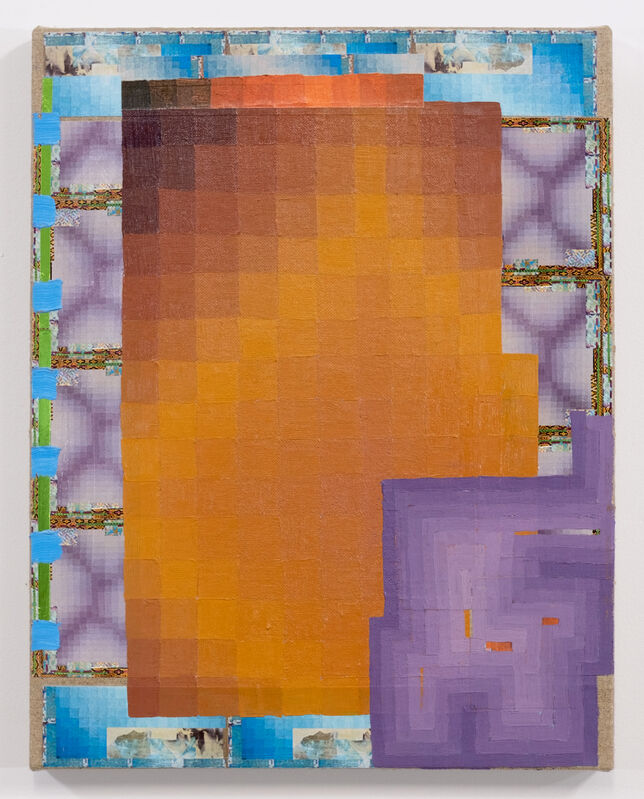 Todd Kelly, ‘Pink Orange Composition 2’, 2020, Painting, Oil on canvas, Asya Geisberg Gallery
