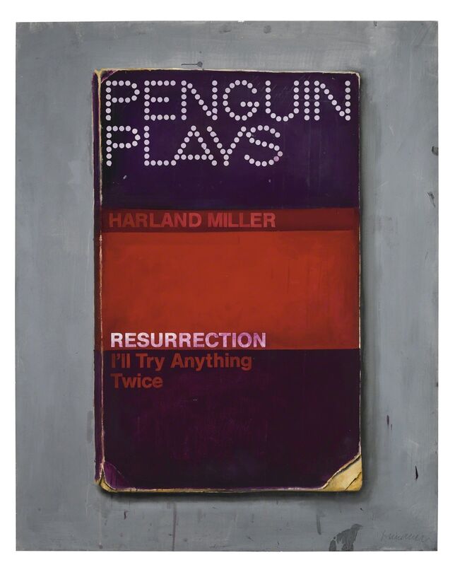 Harland Miller, ‘Resurrection (I'll Try Anything Twice) ’, 2013, Painting, Mixed Media on Paper, Maddox Gallery