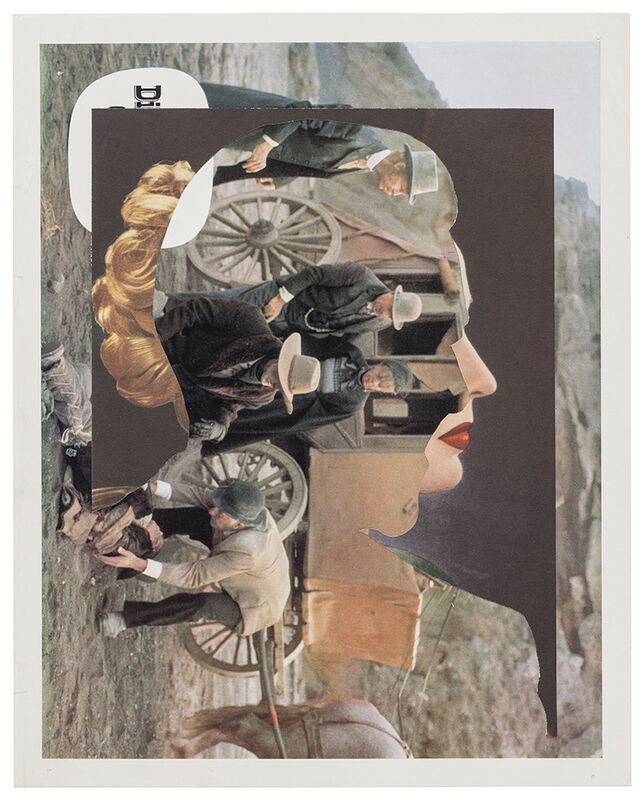 John Stezaker, ‘Profile’, 2001, Drawing, Collage or other Work on Paper, Collage, Monica De Cardenas