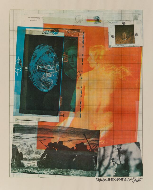 Robert Rauschenberg, ‘Paris Review’, 1965, Print, Offset lithograph in colors on wove paper, Heritage Auctions