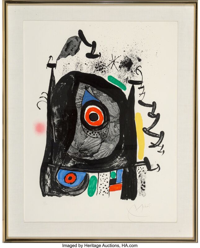 Joan Miró, ‘Le pelerin de Compostelle’, 1969, Print, Lithograph in colors on Rives BFK paper, Heritage Auctions