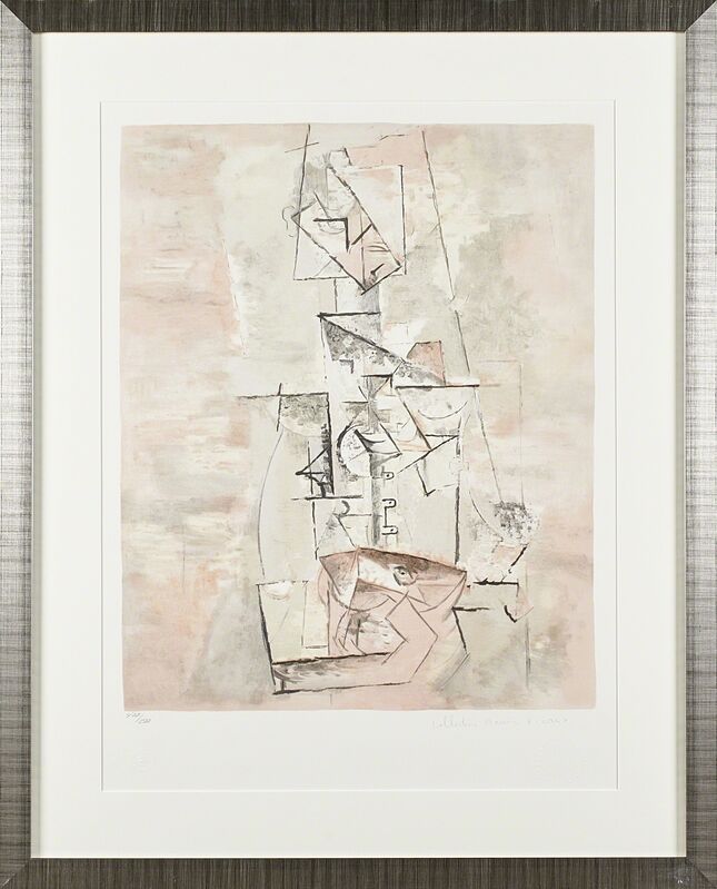 Pablo Picasso, ‘Two Artworks: Une Poupee Decoupee; Femme à la Mandoline”’, Print, Two lithographs in colors (framed separately), Rago/Wright/LAMA