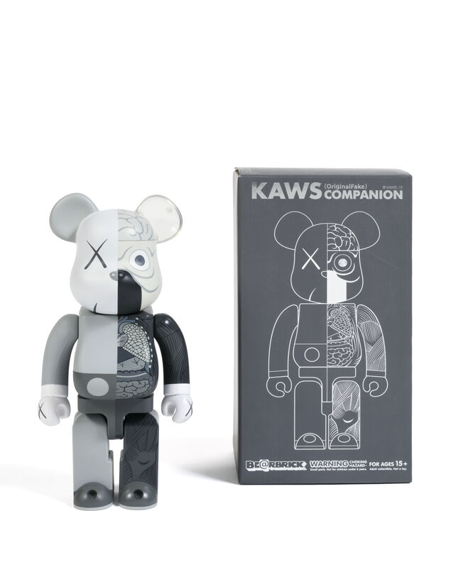 KAWS, ‘Dissected Companion Bearbrick 400% (Grey)’, 2010, Sculpture, Painted cast vinyl, DIGARD AUCTION