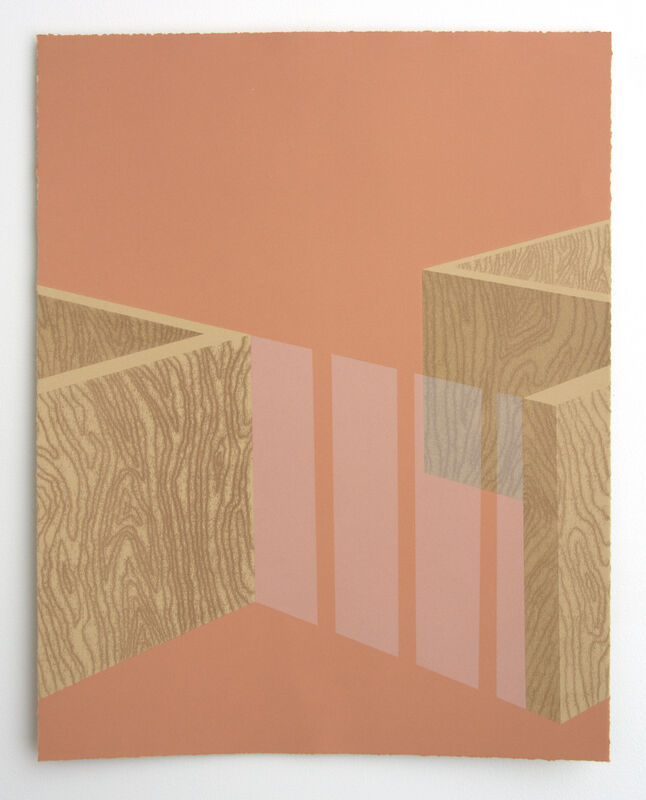 Jon Greene, ‘Boarded Up (V1)’, 2020, Print, Monotype, lithograph, Zane Bennett Contemporary Art
