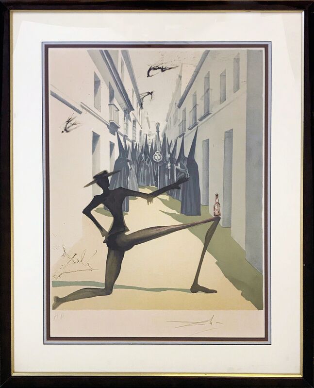 Salvador Dalí, ‘THE BIRD HAS FLOWN’, 1970, Print, LITHOGRAPH, Gallery Art