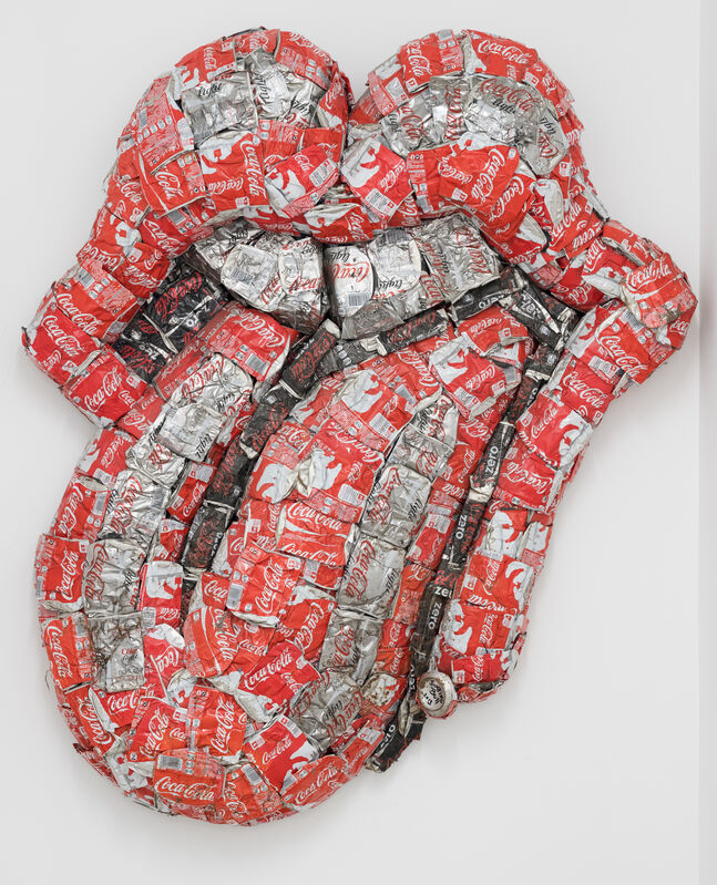 Geronimo aka Jumping Bull, ‘Tongue’, 2014, Sculpture, Coca Cola Cans, Chase Contemporary