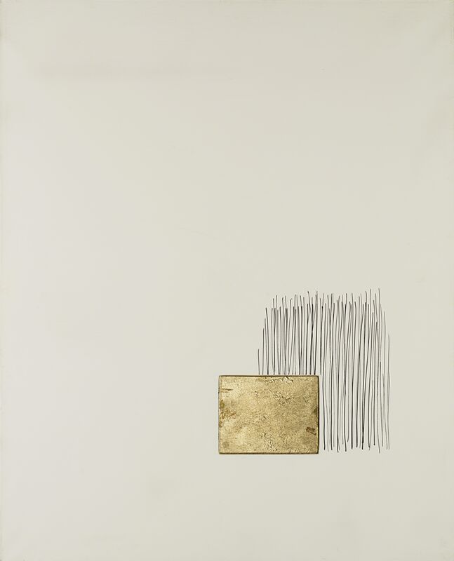 Arturo Vermi, ‘Paesaggio’, 1977, Painting, Oil and Gold Leaf on Canvas, Il Ponte