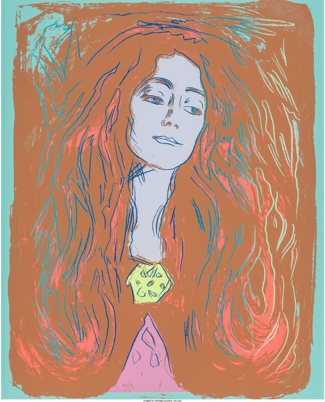 Andy Warhol, ‘Eva Mudocci (After Munch)’, 1984, Print, Unique screenprint in colors on Lenox Museum Board, Heritage Auctions