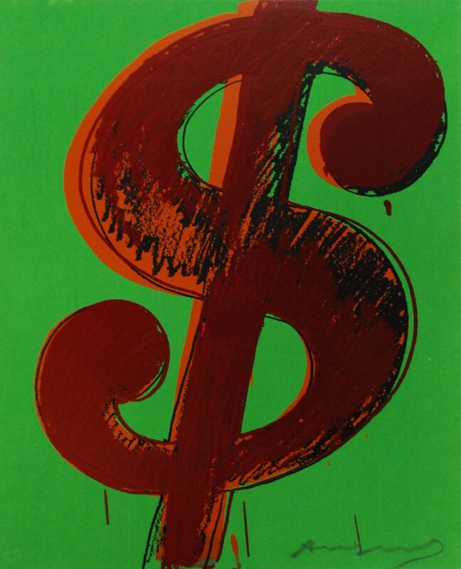 Andy Warhol, ‘Dollar Sign’, 1982, Print, Screenprint on Lenox Museum Board, Harn Museum of Art