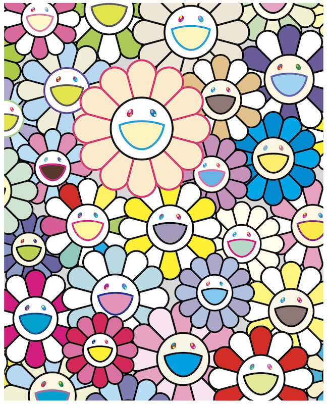 Takashi Murakami, ‘FIELD OF FLOWERS’, 2020, Print, Offset print, Dope! Gallery