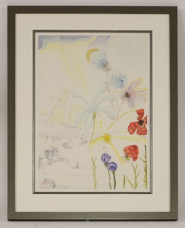 Salvador Dalí, ‘Ship and Flowers’, 1986, Print, Lithograph printed in colours, Sworders