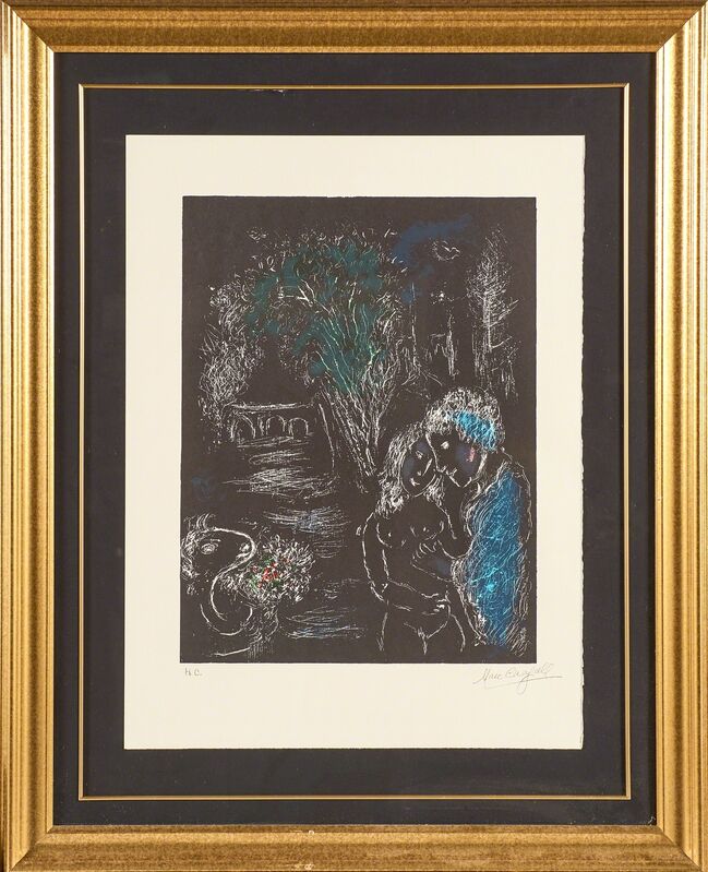 Marc Chagall, ‘Green Tree with Lovers’, 1980, Print, Lithograph in colors on Arches paper (framed), Rago/Wright/LAMA