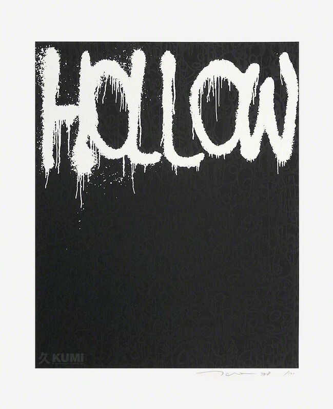 Takashi Murakami, ‘Hollow Black’, 2018, Print, Silkscreen, Kumi Contemporary / Verso Contemporary