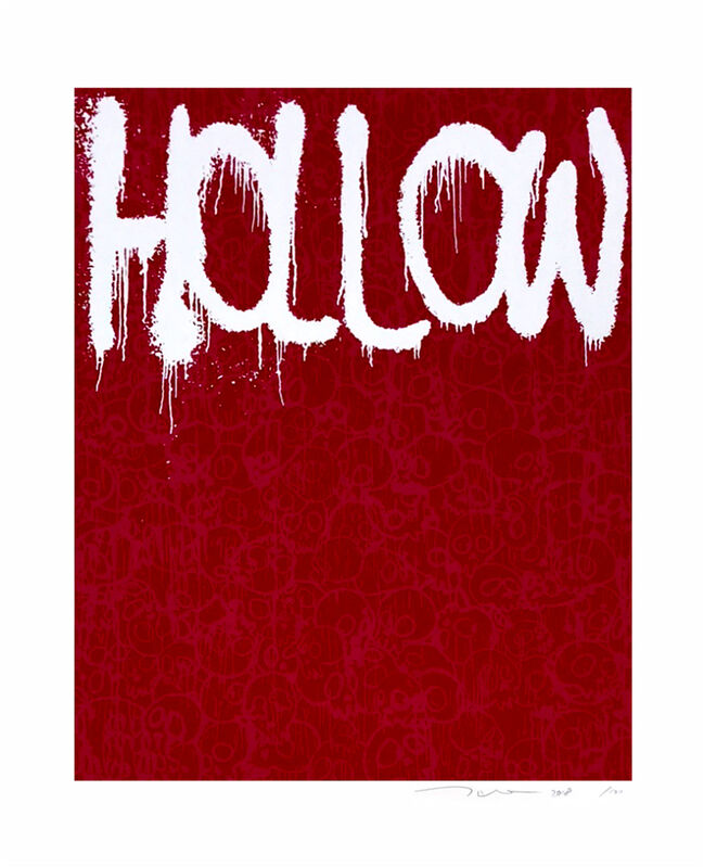 Takashi Murakami, ‘Hollow (red)’, 2018, Print, Silkscreen on paper, Fineart Oslo