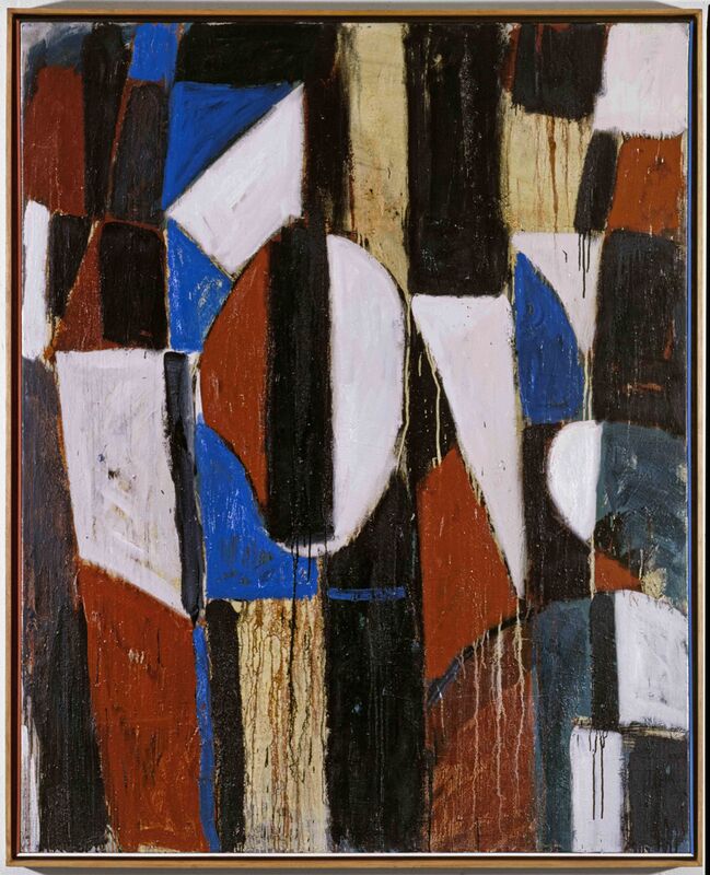 Markus Lüpertz, ‘Ohne Titel (Kongo - Korrektur des Konstruktivismus) / Untitled (Congo - Correction of constructivism)’, 1981, Painting, Oil on canvas, Suzanne Tarasieve