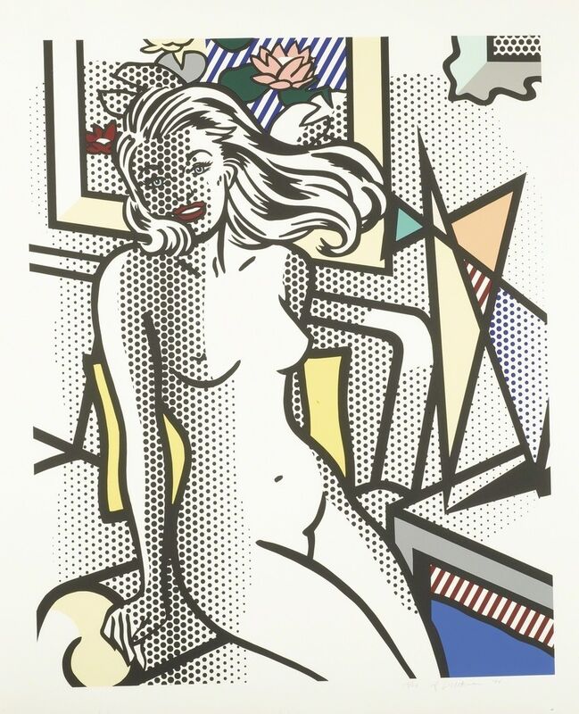 Roy Lichtenstein, ‘Nude with Yellow Pillow (Corlett 283)’, 1994, Print, Relief print in colors, Puccio Fine Art