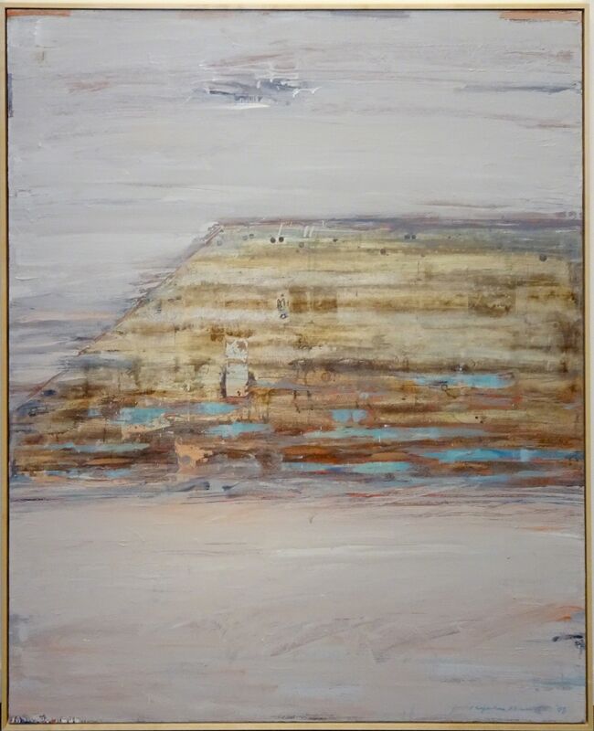 Kenjilo Nanao, ‘Perge III’, 1995, Painting, Oil and gold leaf on canvas, Kim Eagles-Smith Gallery