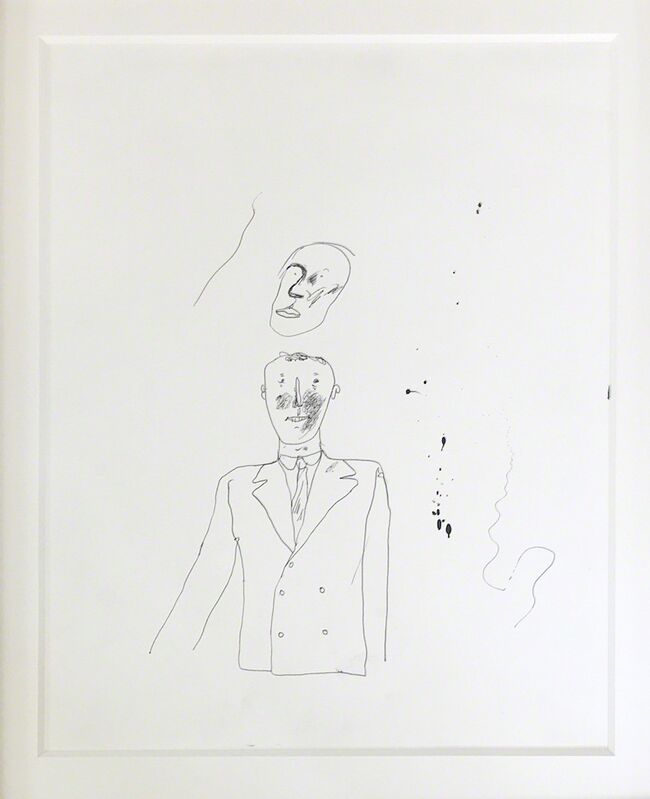 David Hockney, ‘Ink on Paper drawing of Peter Crutch ’, 1962, Drawing, Collage or other Work on Paper, Ink on Paper, Mr & Mrs Clark’s