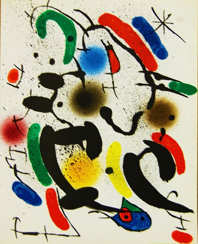 Joan Miró, ‘Litografia Original VI’, 1972, Reproduction, Lithograph on paper, Baterbys