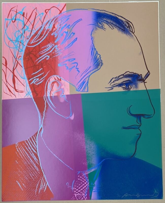 Andy Warhol, ‘George Gershwin, from Ten Portraits of Jews of the Twentieth Century’, 1980, Print, Screenprint in colors on Lenox Museum Board, DANE FINE ART