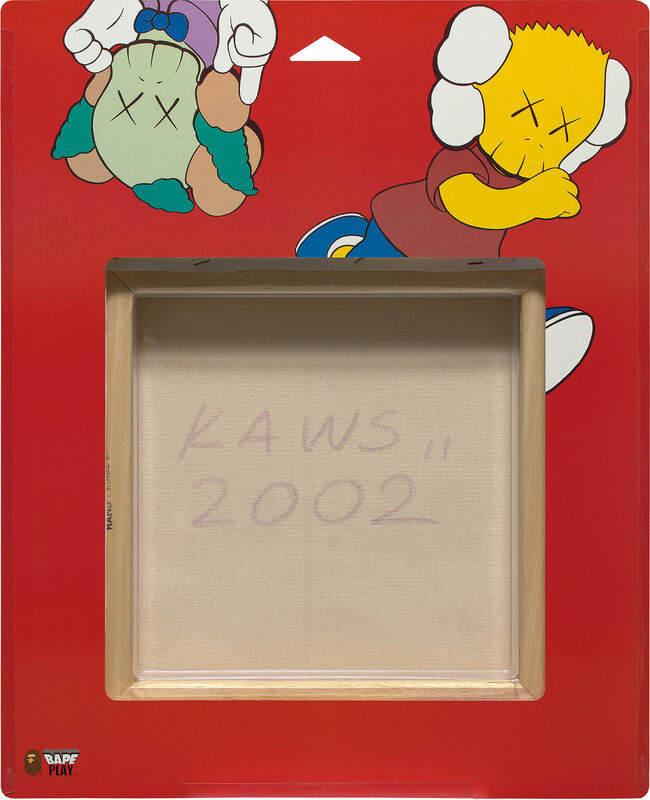 KAWS, ‘UNTITLED (KIMPSONS), PACKAGE PAINTING SERIES’, 2002, Painting, Acrylic on canvas in blister package with printed card, Phillips