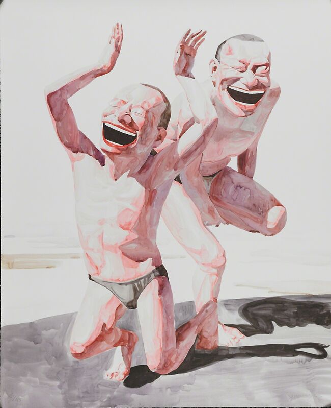 Yue Minjun, ‘Untitled (Smile-ism No. 20)’, 2006, Print, Lithograph in colors, Rago/Wright/LAMA