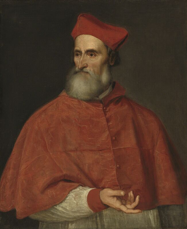 Titian, ‘Cardinal Pietro Bembo’, ca. 1540, Painting, Oil on canvas, National Gallery of Art, Washington, D.C.