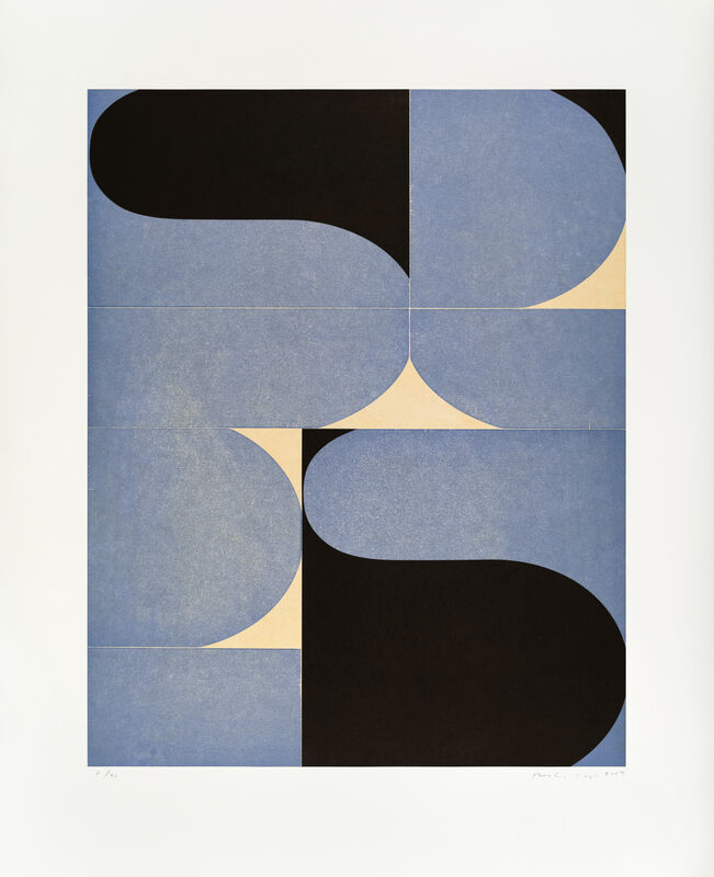 Robert Kelly, ‘Onda II’, 2019, Print, Relief, woodblock, collage, chine collé, Tandem Press