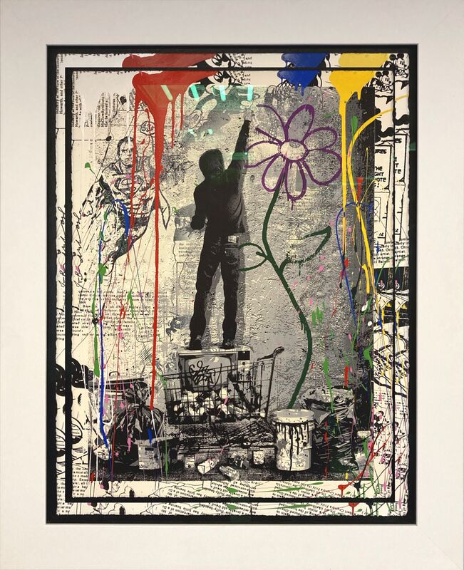 Mr. Brainwash, ‘Eternity’, 2016, Painting, Mixed Media on paper, RestelliArtCo.