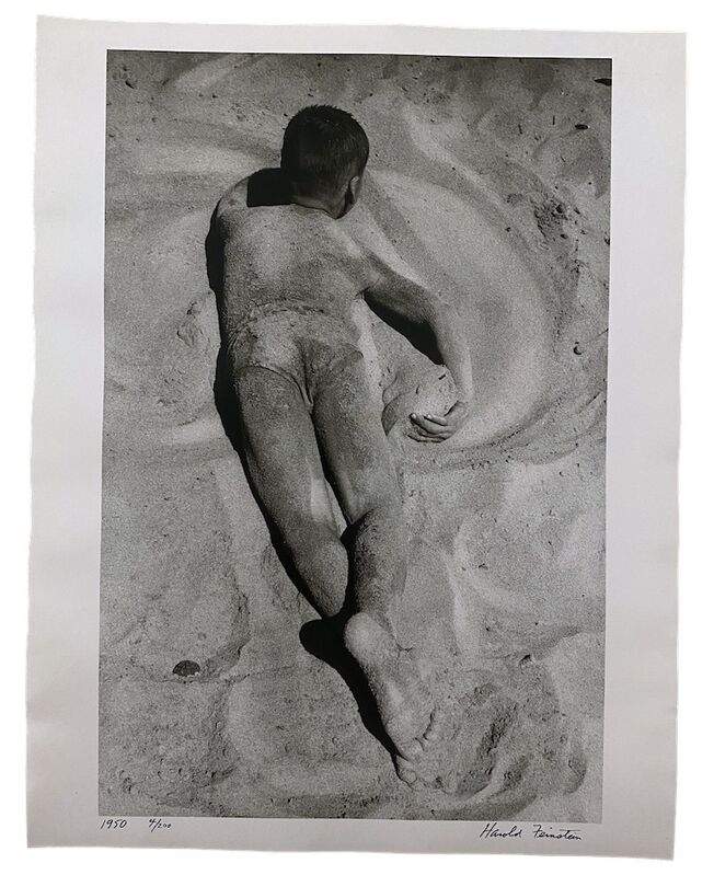 Harold Feinstein, ‘Swimming in Sand, Coney Island’, 1950, Photography, Gelatin silver print, PDNB Gallery