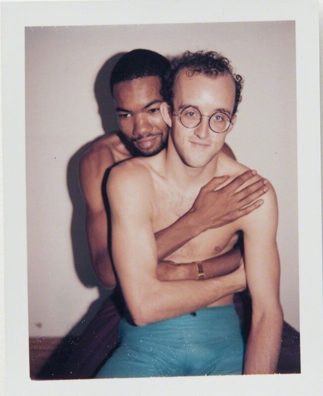 Andy Warhol, ‘Andy Warhol, Polaroid Portrait of Keith Haring and Juan Dubose’, 1983, Photography, Polaroid, Hedges Projects
