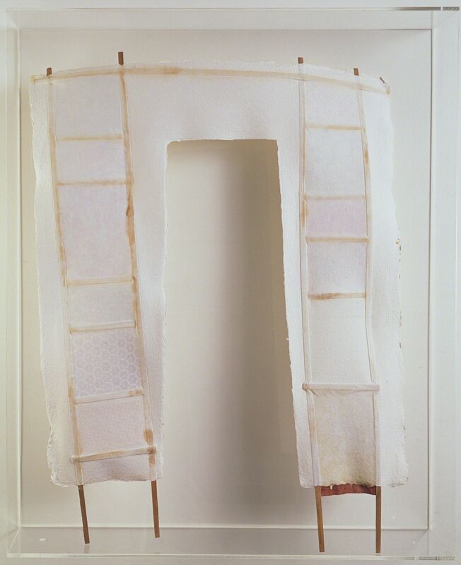 Robert Rauschenberg, ‘Snake Eyes’, 1975, Sculpture, Handmade paper/bamboo/fabric, Gemini G.E.L.