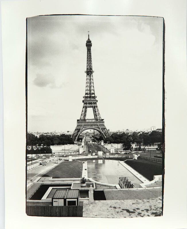 Andy Warhol, ‘Andy Warhol, Photograph of Eiffel Tower in Paris ’, 1982, Photography, Silver Gelatin, Hedges Projects
