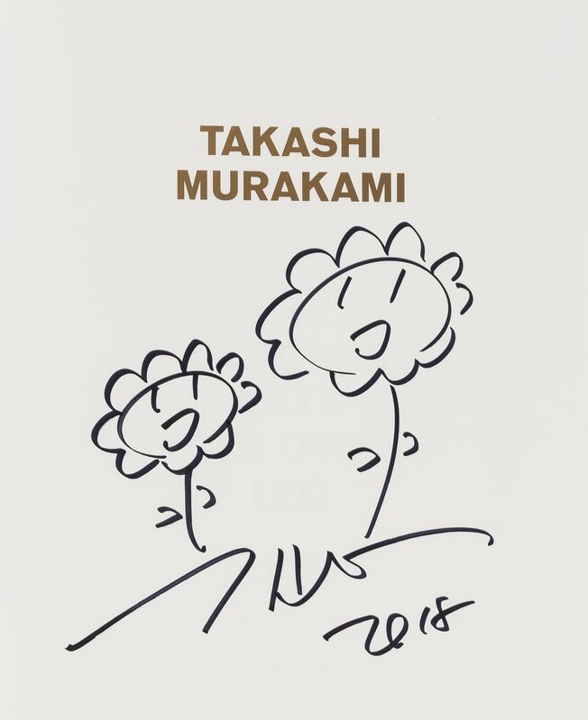 Takashi Murakami, ‘Flowers’, 2018, Drawing, Collage or other Work on Paper, Pen and ink drawing, Forum Auctions