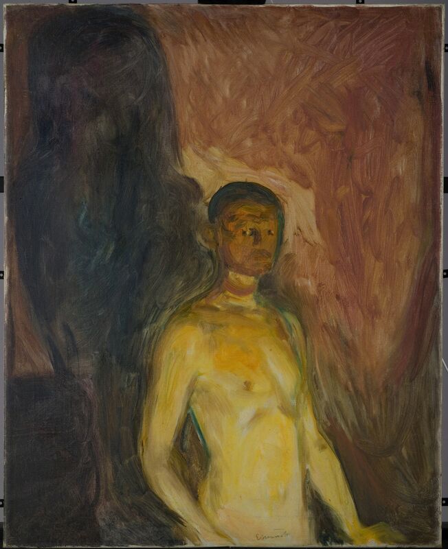 Edvard Munch, ‘Selvportrett i helvete (Self-Portrait in Hell)’, 1903, Painting, Munch Museum