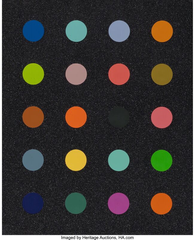 Damien Hirst, ‘Methylamine-13C (Black)’, 2014, Print, Screenprint in colors with diamond dust, Heritage Auctions