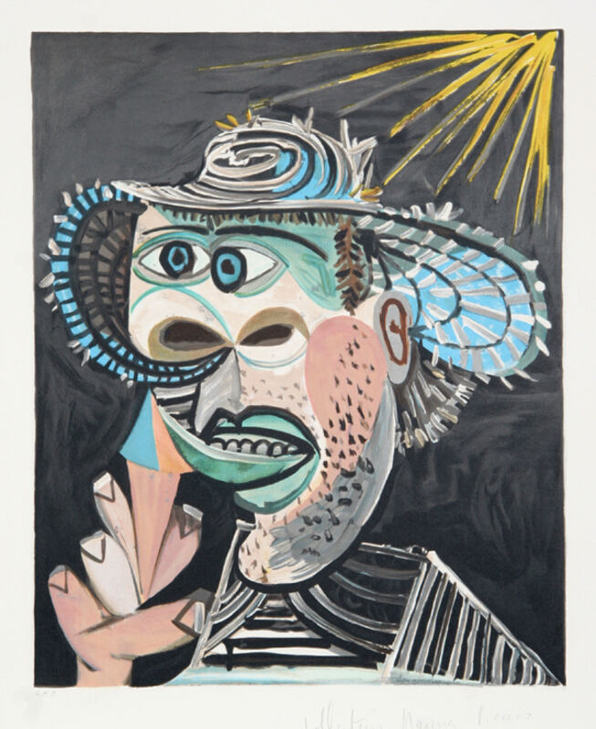 Pablo Picasso, ‘Homme Au Cornet, 1938’, 1979-1982, Print, Lithograph on Arches Paper, RoGallery