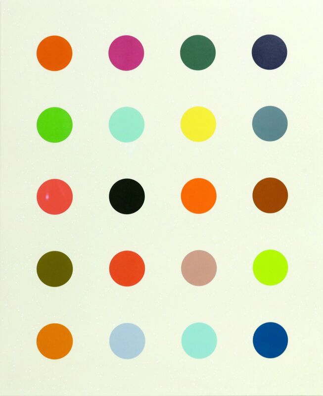 Damien Hirst, ‘3-Methylthymidine’, 2015, Print, Screenpint in colours with diamond dust on paper, Chiswick Auctions
