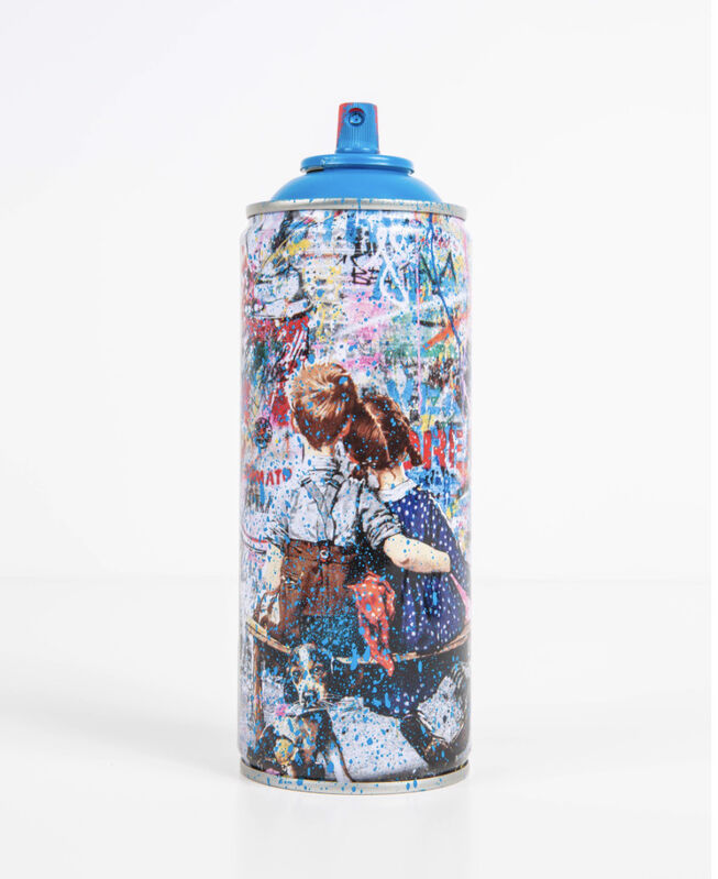 Mr. Brainwash, ‘Work Well Together-Cyan’, 2020, Other, Aluminium Spray can with Spray paint, S16 Gallery