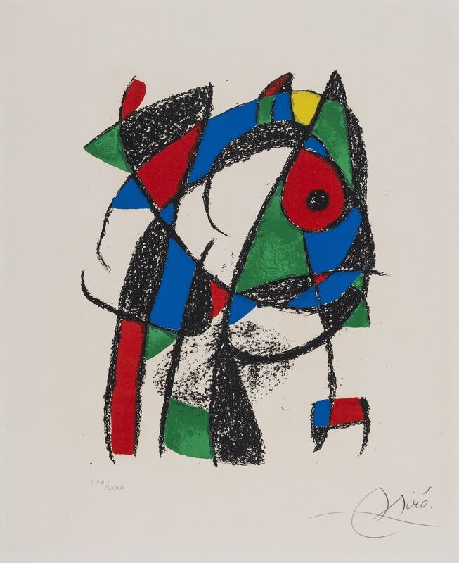 Joan Miró, ‘Untilted. Lithographie II (Mourlot 1037)’, 1975, Print, Lithograph printed in colours, Forum Auctions