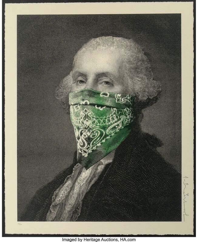 Mr. Brainwash, ‘Presidents Day (Green)’, 2018, Print, Screenprint in colors on paper, Heritage Auctions