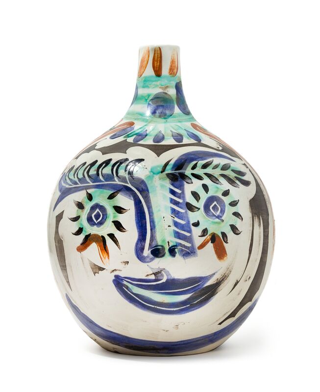 Pablo Picasso, ‘Visage aux yeux rieurs’, 1969, Design/Decorative Art, Partially glazed ceramic, Hindman