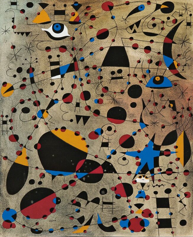 Joan Miró, ‘Two Works: Le 13 l'échelle a frôlé le firmament and L'Échelle de l'évasion, from Constellations’, 1959, Print, Collotypes with pochoir on wove paper, Skinner