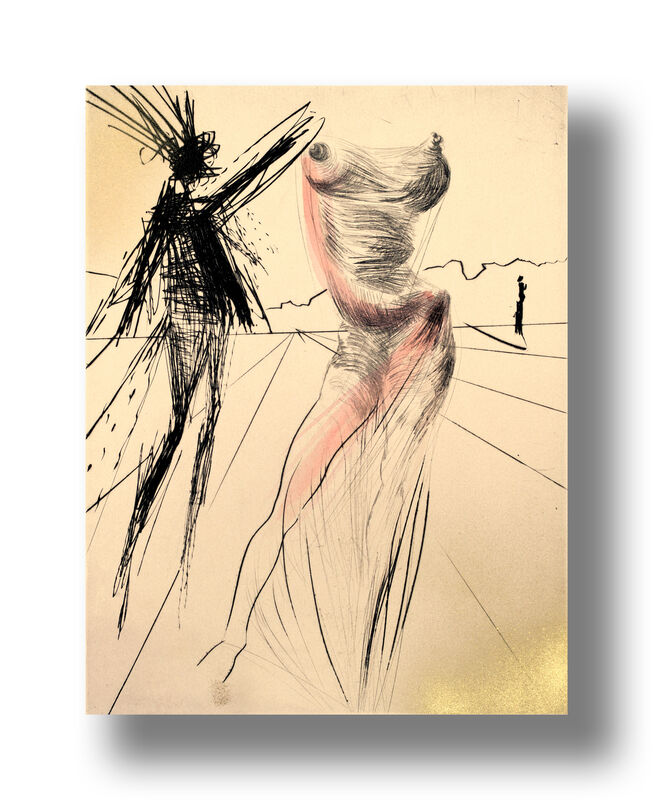 Salvador Dalí, ‘The Bust’, 1968, Print, Drypoint on Paper, Animazing Gallery 
