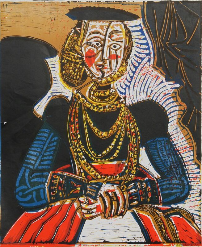 Pablo Picasso, ‘Buste de Femme d'Apres Cranach’, ca. 1970, Print, Lithograph, RoGallery