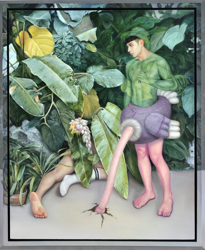 Lv Yanxiang, ‘Exchanging Identity in 168 Hours’, 2015, Painting, Oil on canvas, 1933 Contemporary
