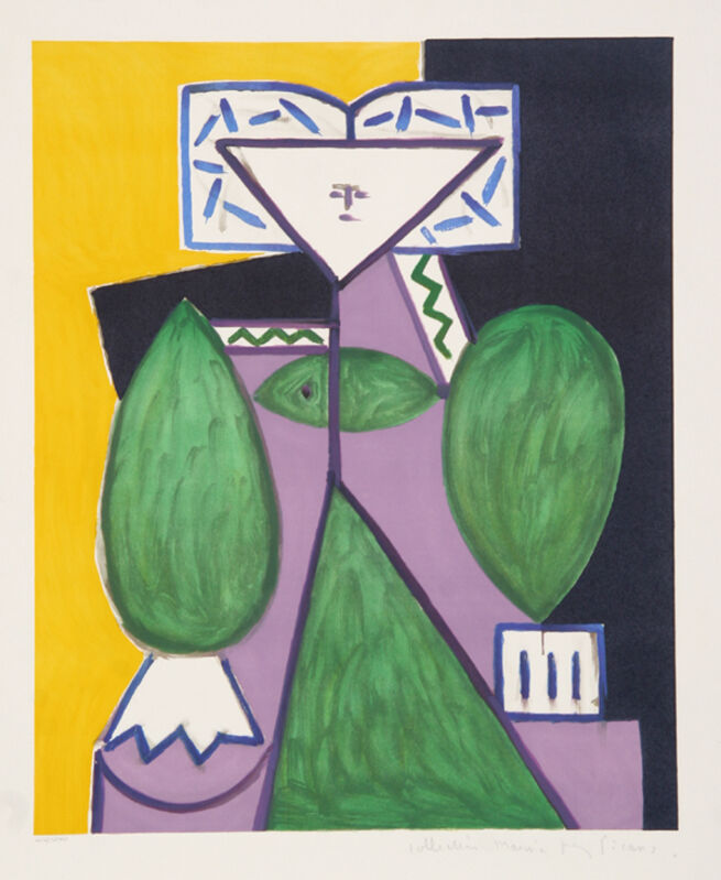 Pablo Picasso, ‘Femme en Vert et Mauve, 1947’, 1979-1982, Print, Lithograph on Arches paper, RoGallery