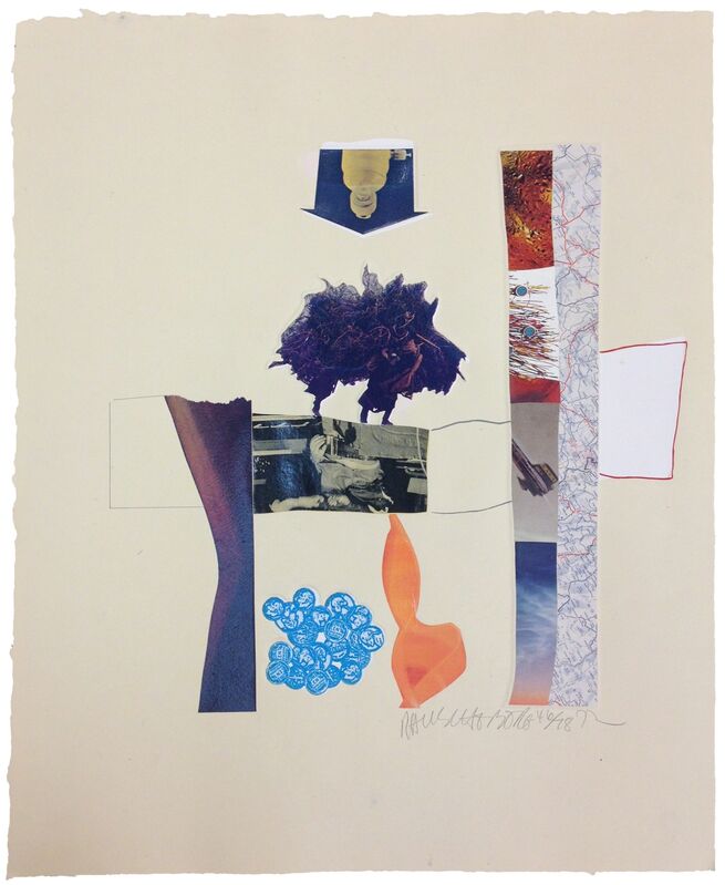 Robert Rauschenberg, ‘Horsefeathers Thirteen-XIII’, 1972, Print, 8-color offset lithograph, screenprint, pochoir, and embossing with unique collage elements, Gemini G.E.L.