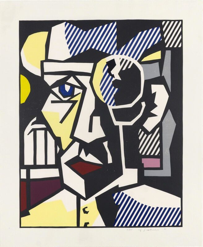 Roy Lichtenstein, ‘Dr. Waldmann (C. 173)’, 1980, Print, Color woodcut and embossing, on Arches Cover paper, Doyle